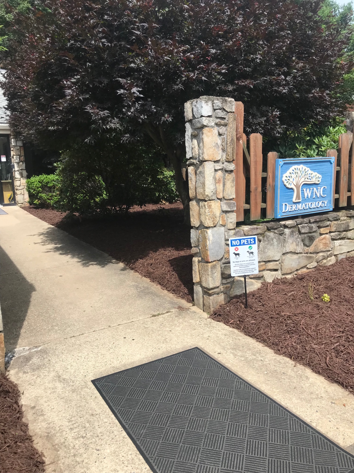 Commercial property landscaping